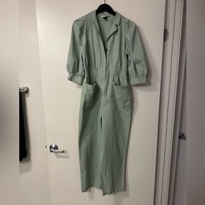 Mint Utility Jumpsuit